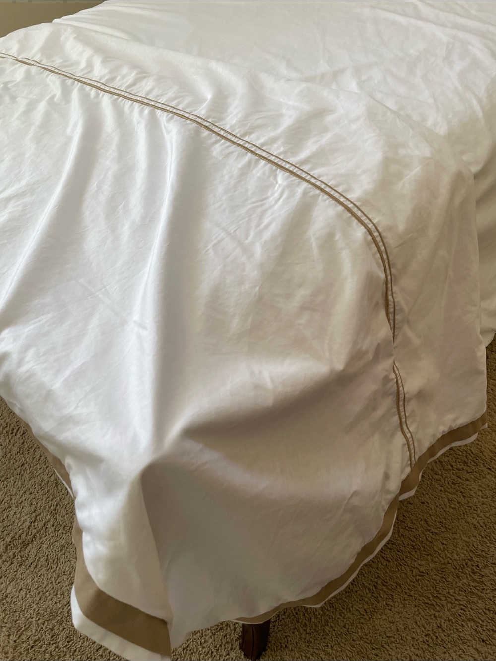 Hotel Collection 3 Pc Egyptian Cotton King Duvet & Standard Shams - Picture 6 of 16